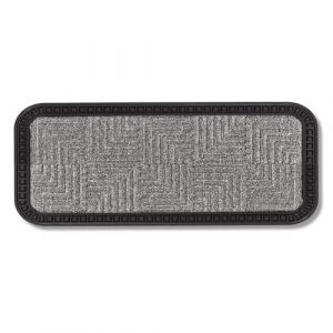 Astra Paillasson ext&eacute;rieur et int&eacute;rieur - 25 x 60 cm Motif argent&eacute; - Paillasson antid&eacute;rapant - Tapis Anti-salissures r&eacute;sistant - Paillasson ext&eacute;rieur pour marches (Carpido, neuf)