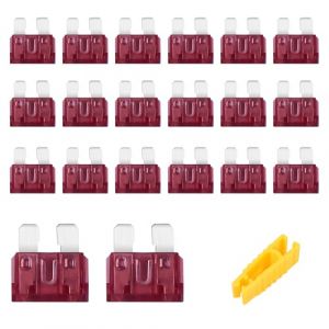Flaconi 20PCS Fusible Voiture,Fusible 10A,Fusibles Voiture,Fusibles pour Auto,Mini Fusible Voiture,Fusible Mini Voiture,Mini Fusible,Convient Aux Voitures,Motos,Camping-Cars,Camions (40A) (shenhua auto, neuf)