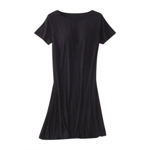 Chemises De Nuit Femme avec Soutien-Gorge Int&eacute;gr&eacute; Fond De Robe Nuisette Robe De Chambre L&eacute;gers Tee Shirt Nuit Sexy Respirants Sleepwear D'int&eacute;rieur Imprim&eacute;e Confortable V&ecirc;tements De Nuits Salon &Eacute;t&eacute; (Anglekie, neuf)