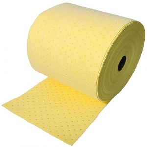 DEWUFAFA Tapis d'huile universel absorbant Rouleau d'huile absorbant, rouleau de tapis d'entretien pour huile/eau/produits chimiques réutilisable (taille : 1 rouleau - 0,4 x 50 m, couleur : chimique 2 (Lin Jia Pin Home, neuf)