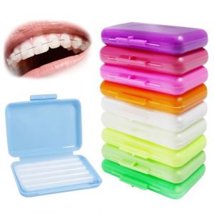 Sularpek 10 Boîtes Cire Orthodontique, Cire Dentaire, Cire Appareil Dentaire, Cire Bretelles, Cire de Soulagement Pour Soulager les Irritations et les Douleurs (Liangzichanglun, neuf)