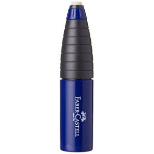 Faber-Castell 184401 - Combinaison gomme-crayon, bleu ou rouge (couleurs assorties, pas de choix possible), 1 pièce (Technikus, neuf)