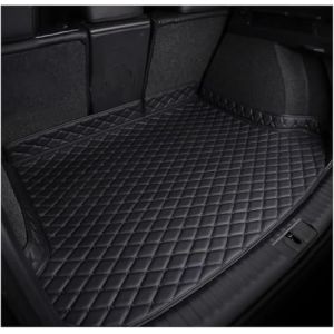LIMINFACAI Cuir Tapis Coffre Voiture pour Citroen C4 Cactus 2014-2022,Auto Antid&eacute;rapant Imperm&eacute;able Cargaison Doublure Protection Int&eacute;Rieur Accessoires,A/Black (Garage and Grove, neuf)