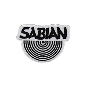 Sabian Percussion Écusson Patch en fer brodé sur accessoire (patchX100, neuf)