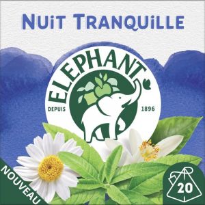 ELEPHANT - Elephant Infusion Nuit Tranquille - 32G - Lot De 3 - Vendu Par Lot (Marché Parisien, neuf)