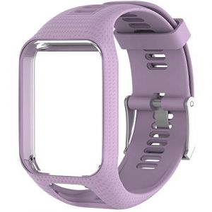 Shieranlee Sport Bracelet pour Tomtom Watch, Silicone Respirant Bracelet avec goupille &agrave; lib&eacute;ration Rapide Compatible pour Tomtom Runner 2/ Runner 3/ Spark/Golfer 2 Sports GPS Running Smartwatch (GOOSPERY-UK, neuf)