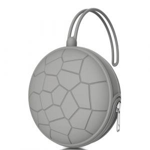 Smlpuame, Bo&icirc;te &agrave; T&eacute;tine en Silicone B&eacute;b&eacute; pour 2 Sucettes. Duo avec Capacit&eacute; pour 2 Sucettes. Pochette pour Sucettes, avec Anse Flexible, Gris (CHENYIMEI, neuf)