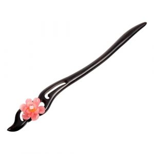 Veemoon Épingle à Cheveux Chinoise Bois Vintage Baguette Décorative pour Accessoire Femme pour Fêtes et Cosplay (Quiet Window, neuf)