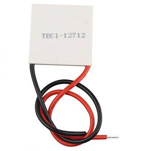 HALJIA Module de refroidissement Peltier TEC1-12712 12 V, 107 W, avec dissipateur thermique (Hengjiaan, neuf)