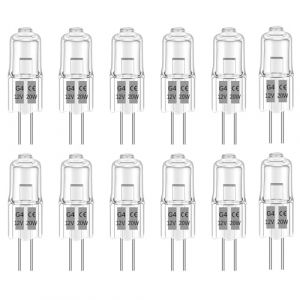 Liuyife 12 Pi&egrave;ces Ampoule Halog&egrave;ne G4 20W 12V Dimmable, Blanc Chaud 2700K 280LM, Lampe &agrave; Capsule Transparente G4 pour Hotte, Cuisine, Lustre (guangzhoujinglikeji, neuf)