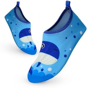 YloveM Chaussures Aquatiques pour Enfant Garçons Chaussures Fille d'eau Séchage Rapide pour Natation Chaussures de Plage pour Antidérapantes Piscine Surf Jardin Piscine Plage (GTEU-Direct, neuf)