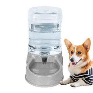 Distributeur Eau Chien 29x27x17cm Distributeur D'abreuvoir Automatique PP Distributeur Croquettes Chat Futter- Und Trinkkessel Für Katzen Automatischer Trinkbrunnen pour Chat Et Chien (GrandSport Hub, neuf)