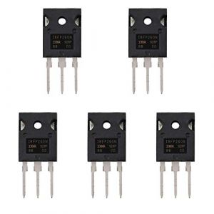 BOJACK IRFP260 MOSFET Transistors IRFP260N 50 A 200 V MOSFET de puissance à canal N IRFP260NPBF TO-247AC (paquet de 5 pièces) (BOJACK, neuf)