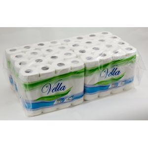 Vella 32 Rouleaux de Papier Toilette - Double Couche - Cellulose. 250 Feuilles par Rouleau. Pack Économique de 8 x 4 Rouleaux (de facto, neuf)