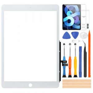 pour iPad 7ème 8ème Génération Écran Tactile de Rechange pour iPad 2019 2020 10.2" Digitizer Écran de Remplacement Compatible avec A2197 A2198 A2200 A2270 A2428 A2429 A2430(No Home Button, Non LCD) (Little Wasp, neuf)