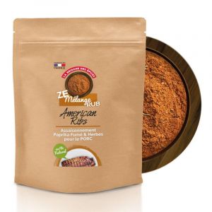 La Brigade des Épices - RUB American Ribs - Assaisonnement et marinade sèche pour le porc – Parfait pour ribs et pulled pork - Paprika Fumé et Herbes - Naturel - Fabrication Française – 250g (La Brigade des Epices, neuf)