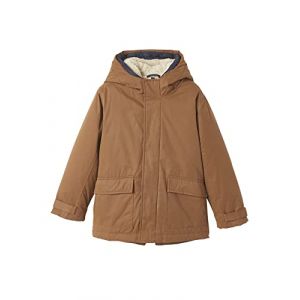VERTBAUDET Parka 3 en 1 garçon avec blouson amovible noix de pécan 8A (VERTBAUDET, neuf)