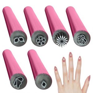 Ensemble de stylos de tampon pour nail art, kit de tampons pour nail art 6 pièces, outils de pointage pour nail art di y nail graffiti, stylos à ongles pour peindre les ongles, kit de stylos (feilib, neuf)