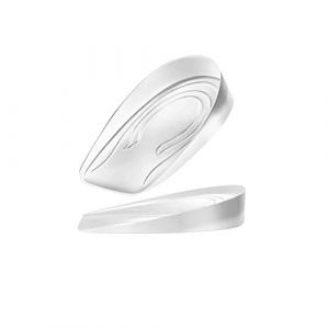 Sbomi 1 paire de semelles de talon d'augmentation de la hauteur en GEL, inserts de soul&egrave;ve-chaussures invisibles, absorption des chocs, hauteur 1/2/3cm - Talonnette Grandissante (2cm pour les femmes) (SbomiUS, neuf)