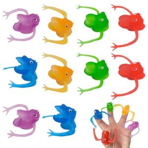 YUVKIN Lot de 10 marionnettes &agrave; doigts dinosaures, jouets miniatures cr&eacute;atifs, marionnettes dinosaures pour P&acirc;ques et f&ecirc;tes d'enfants, petits cadeaux pour gar&ccedil;ons et filles (HerEdit, neuf)