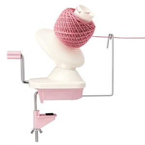 Bobinoir &agrave; Laine bechoanigel, Enrouleur Pelote de Laine pour Crochet, Facile &agrave; Installer, Une bonne aide pour les Amateurs de Tricot (Rose) (gzhzsm-shop, neuf)