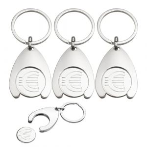 3 Pièces Jetons De Caddie, Jeton Caddie Universel, Extracteurs De Caddie, Pour Chariot De Courses Accessoires De Caddie Porte-Clés Pratiques Au Design Élégant (Audio frequency%, neuf)