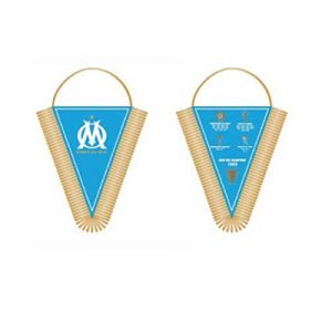 La Plume Dor&eacute;e - Fanion Palmares Triangulaire - Olympique de Marseille (MISTERLOWCOST, neuf)
