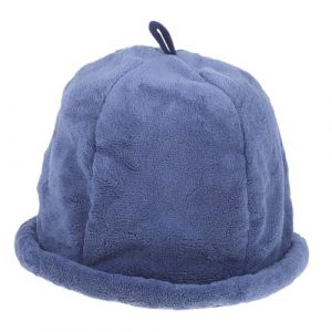 FRCOLOR Bonnet de Pêcheur Polaire pour Sauna Chapeau Sauna Feutre Doux et Chaud Protection UV Visage Casquette de Bain Unisexe Style Décontracté (Different Quality, neuf)