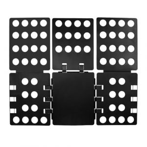 Planche à Plier Les Vêtements,Plastique Linge Plie Vetement Planche Pliage Facile Plieuse a Linge Facile et Rapide pour Les Enfants et Les Adultes de Plier des Vêtements de Différentes Tailles Noir (Ginddy, neuf)