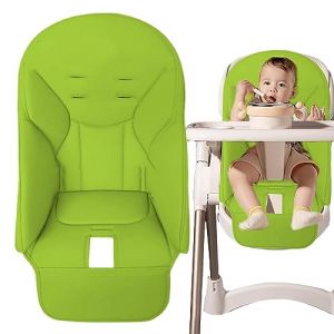 Housse Chaise Haute pour Bébé, Housse en Cuir PU pour Chaise De Salle À Manger pour Bébé, Coussin Chaise Haute Bébé, Multifonctionnelle Housse Siège Souple pour Siesta Zero3, Peg Perego (Min Zai ouba0226, neuf)