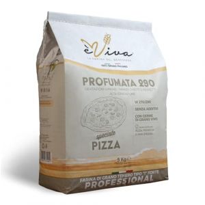 Agricola Piano – Profumata 290 | Farine de Blé Tendre Type 65 Fort avec Germe de Blé 5 kg - Farine Italienne tipo 1, Pour Pizza Contemporaine et Pinsa Romaine, Farine sans Additifs (Agricola Piano, neuf)
