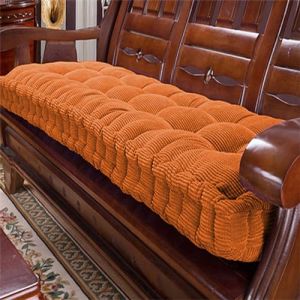 Coussin de Banquette &eacute;pais et Moelleux 2/3 Places,Coussin de si&egrave;ge de Banc &eacute;pais en Velours Coussin de Sol Coussin de canap&eacute; Matelas pour la Maison, Le Patio et la balan&ccedil;oire (80 * 40cm,Orange) (ping bu, neuf)