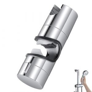 JCUGSBS 360° Support de Douche - à Main Réglable, Support de Pommeau de Douche à Circonférence 19-25mm, ABS Chromé pour Salle de Bain (GuangZhouJieChunMaoYiYouXianGongSi, neuf)