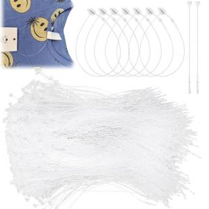 Attache Etiquettes Vetement,3000pcs Etiquettes à Duspendre Volantes,Hang Tag String Prix avec Fermoir Verrou,Attache Plastique Etiquettes Etiquette Prix Etiquettes en Plastique (kangliyaun, neuf)