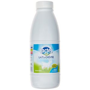 Lactel Lait de Chèvre Demi-Écrémé 1 L - Pack de 6 (J&S France, neuf)