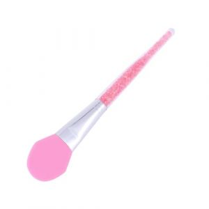 VICASKY 1 Pièce Brosse à Masque De Tuyau En Strass Brosse De Maquillage En Silicone Brosse Faciale Brosse Pour Masque Facial Brosse à Masque Facial Rose (Micanties, neuf)