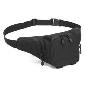 Sac Banane Tactique for Pistolet dissimul&eacute;, Sacoche de Transport for Chargeur de Chasse, Sac Banane(BK) (RSY OUTDOOR, neuf)