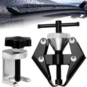 Exbrith 2 PCS Extracteur de Bras d'Essuie Glace, Extracteur de Borne de Batterie, Arrache Essuie Glace, pour Enlever et Entretenir Les Bras d'Essuie-Glace du V&eacute;hicule (Exbrith, neuf)