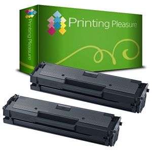 Twin-Pack MLT-D111S Toner Laser Compatible pour Samsung Xpress SL-M2020, M2020W, M2021, M2021W, M2022, M2022W, M2026, M2026W, M2070, M2070W, M2070FW, M2070F, M2071, M2071W, M2078 (Printing Saver, neuf)