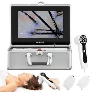 Détecteur De Follicules Cutanés 500Px, écran Lcd 7/9 Pouces, Analyseur De Peau Et De Cheveux, Microscope NuméRique, Loupe,DéTecteur De Peau,De Cheveux, De Points Noirs, Objectif 50X/200X,7inch (yingxianhuanpunikangbaihuodian, neuf)