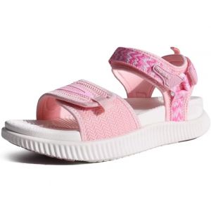 KuaiLu Sandales Randonn&eacute;e Femmes Sport d'ext&eacute;rieur Confortable Orthopedique Soutien Vo&ucirc;te Plantaire R&eacute;glables Cuir Trekking Sandale Randonnee L&eacute;ger Ouverte Antid&eacute;rapante Marche Sandales Rose 40 (KUAILU-XYL, neuf)