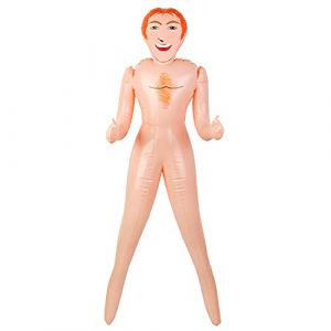 Ginger John Poupée Gonflable - Mariage Enterrement de Vie de Jeune Fille Accessoire Photomaton Homme Gonflable 150cm EVJF et EVG Decoration (Wayside Group, neuf)