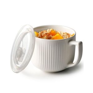 NUTRIUPS 900ml bol ramen avec couvercle, bol à soupe micro ondes, bol petit, dejeuner avec anse, bol avec 2 anses (Sophouse, neuf)