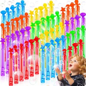 BBLTIFF Bulles de Savon Enfant, 60 Pièces Mini Tube Bulles de Savon, Bâtons à Bulles Set avec 6 Couleurs et 6 Motifs, Bulles Mariage, Jouets à Bulles pour Anniversaire d'enfant, Mariages, l'extérieur (VITAGEAR EUROPE LTD, neuf)