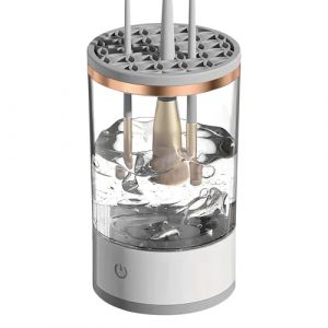 Nettoyeur de Pinceaux de Maquillage - Nettoyeur &Eacute;lectrique USB &Agrave; Nettoyage Profond | Lave-Pinceaux Portable pour Maquillage | Pour Fard &Agrave; Paupi&egrave;res Blush Salon Quotidien Maison Vanit&eacute; Studio (PinnaclePost, neuf)