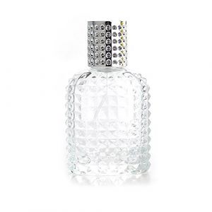 Enslz Vaporisateur de parfum vide rechargeable en verre avec brume fine Argent&eacute; 50 ml (Enslz, neuf)