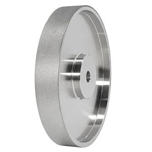 Piarktoy CBN Meule diamantée 15,2 cm de diamètre x 2,5 cm de large, avec arbre de 1,27 cm, meule diamant pour affûter HSS, grain 320 (yuGGuo, neuf)