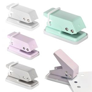 THQAE 4pcs Mini Perforateur Monotrou,Perforatrice 1 Trou,Perforateur Papier, Manuel Portable Multifonction Pour Albums Photos DIY Classeurs De Signets (ProTechika OÜ, neuf)