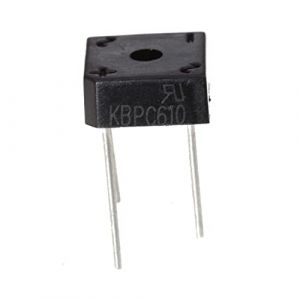 10 Pi&egrave;ces KBPC610 6A 1000V Pont Redresseur Diode Bo&icirc;tier en plastique Diode monophas&eacute;e (SHEN ZHEN ERIC ELECTRONICS TECHNOLOGY LIMITED, neuf)