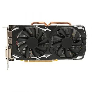 VBESTLIFE Carte Graphique de Jeu RX580, 8 Go 256 Bits GDDR5, PCI Express 3.0 X16, HDMI/DVI/DP, Double Ventilateur de Refroidissement, Carte Vidéo pour Ordinateur de Bureau 60 Hz 4K (Provonto FR, neuf)